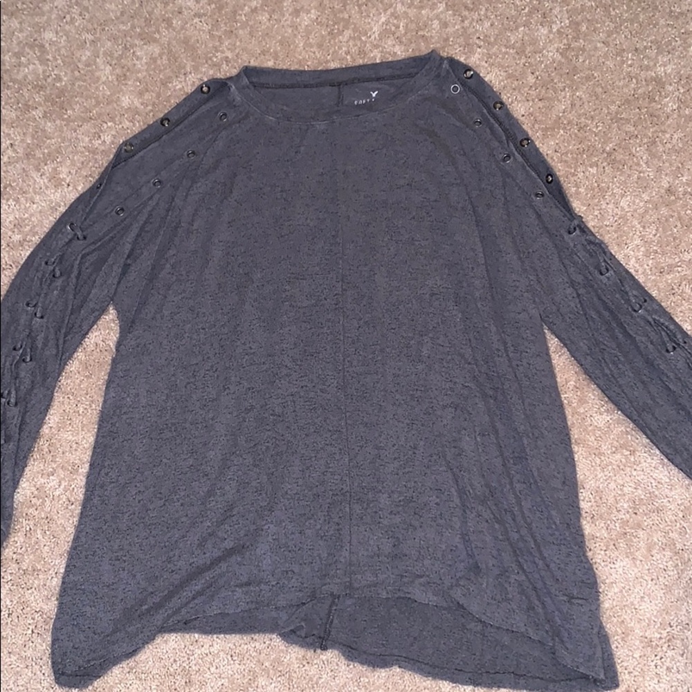 Open shoulder sweater American eagle
